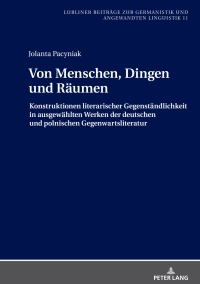 Imagen de portada: Von Menschen, Dingen und Raeumen 1st edition 9783631787267