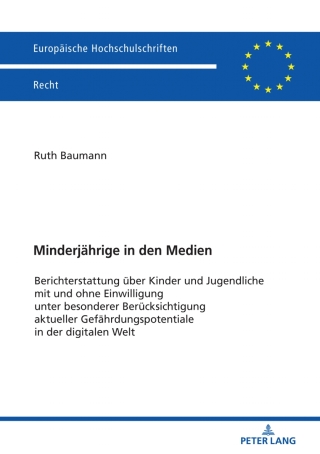 Imagen de portada: Minderjaehrige in den Medien 1st edition 9783631784259