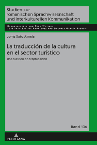 Titelbild: La traducción de la cultura en el sector turístico 1st edition 9783631789483