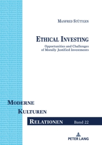 表紙画像: Ethical Investing 1st edition 9783631789056