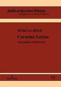 Imagen de portada: Carmina Latina 1st edition 9783631789926