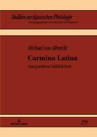 Cover image: Carmina Latina 1st edition 9783631789926