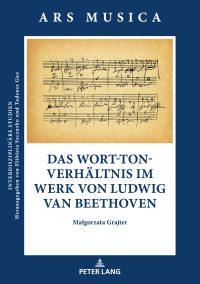 Titelbild: Das Wort-Ton-Verhaeltnis im Werk von Ludwig van Beethoven 1st edition 9783631779811