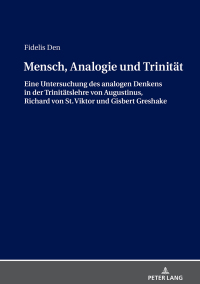 Imagen de portada: Mensch, Analogie und Trinitaet 1st edition 9783631788721