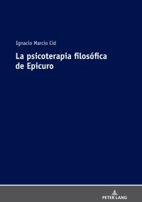 Imagen de portada: La psicoterapia filosófica de Epicuro 1st edition 9783631790861