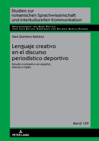 Immagine di copertina: Lenguaje creativo en el discurso periodístico deportivo 1st edition 9783631795460