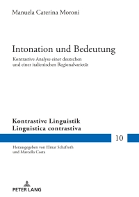 Cover image: Intonation und Bedeutung 1st edition 9783631771198