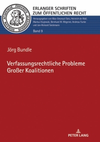 Titelbild: Verfassungsrechtliche Probleme Großer Koalitionen 1st edition 9783631791707