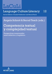 Cover image: Competencia textual y complejidad textual 1st edition 9783631794838