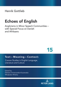 Imagen de portada: Echoes of English 1st edition 9783631783795