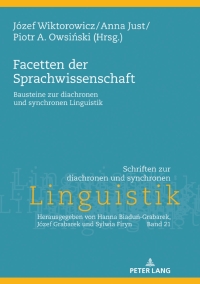 Imagen de portada: Facetten der Sprachwissenschaft 1st edition 9783631795262