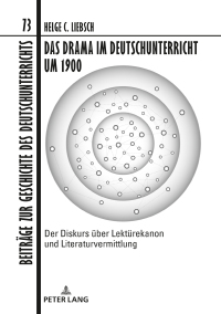 Titelbild: Das Drama im Deutschunterricht um 1900 1st edition 9783631776681