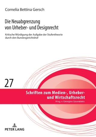Cover image: Die Neuabgrenzung von Urheber- und Designrecht 1st edition 9783631797815