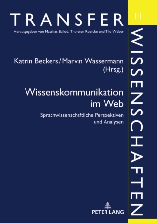 Imagen de portada: Wissenskommunikation im Web 1st edition 9783631799024