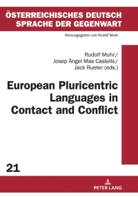 Immagine di copertina: European Pluricentric Languages in Contact and Conflict 1st edition 9783631802977