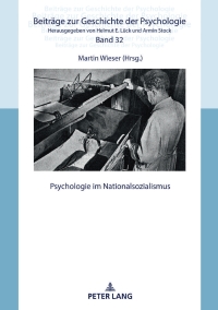 Imagen de portada: Psychologie im Nationalsozialismus 1st edition 9783631803929