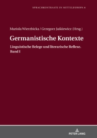 Imagen de portada: Germanistische Kontexte 1st edition 9783631800362