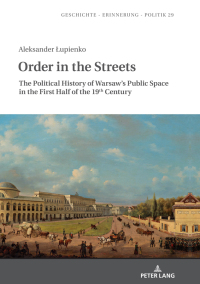 Omslagafbeelding: Order in the Streets 1st edition 9783631800706