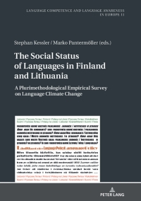 Imagen de portada: The Social Status of Languages in Finland and Lithuania 1st edition 9783631796740