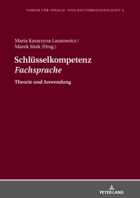 Cover image: Schlüsselkompetenz «Fachsprache» 1st edition 9783631804803