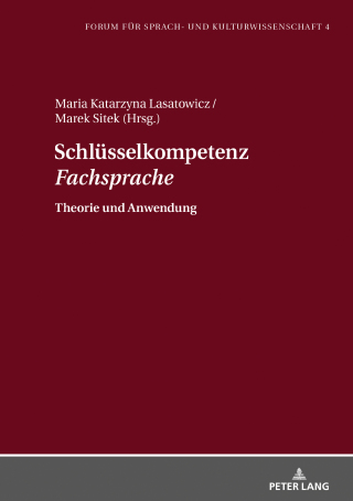 Cover image: Schlüsselkompetenz «Fachsprache» 1st edition 9783631804803