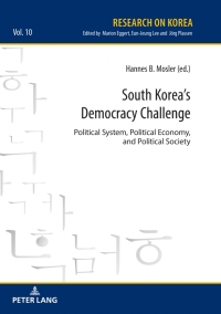 Cover image: South Koreas Democracy Challenge 1st edition 9783631800935