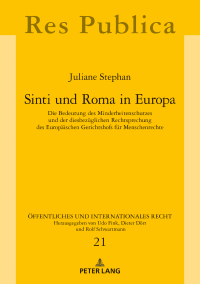 Cover image: Sinti und Roma in Europa 1st edition 9783631797365