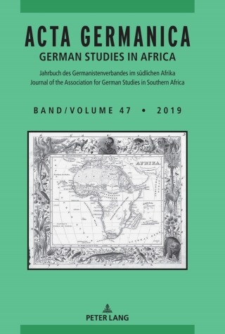 Imagen de portada: Acta Germanica 1st edition 9783631809044