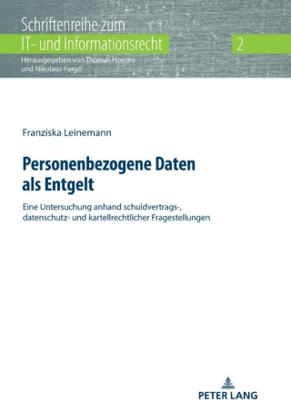 صورة الغلاف: Personenbezogene Daten als Entgelt 1st edition 9783631794111