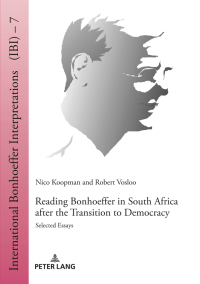 Cover image: Reading Bonhoeffer in South Africa after the Transition to Democracy 1st edition 9783631806302