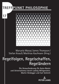Omslagafbeelding: Regelfolgen, Regelschaffen, Regeländern 1st edition 9783631804674