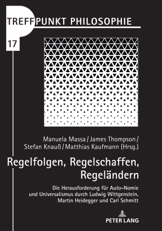 Cover image: Regelfolgen, Regelschaffen, Regeländern 1st edition 9783631804674