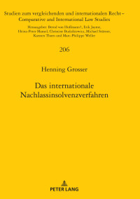 Cover image: Das internationale Nachlassinsolvenzverfahren 1st edition 9783631800492