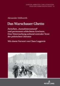 Imagen de portada: Das Warschauer Ghetto 1st edition 9783631779279