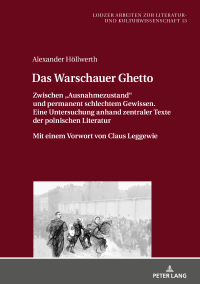 Imagen de portada: Das Warschauer Ghetto 1st edition 9783631779279