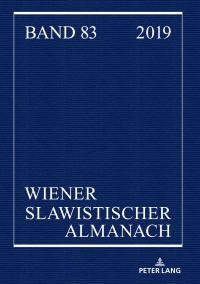 Cover image: Wiener Slawistischer Almanach Band 83/2019 1st edition 9783631816820