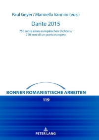 Imagen de portada: Dante 2015 1st edition 9783631816974