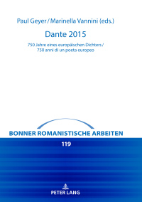 Cover image: Dante 2015 1st edition 9783631816974