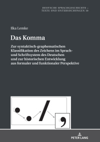 Imagen de portada: Das Komma 1st edition 9783631811146
