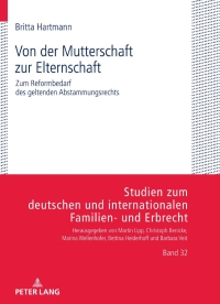 صورة الغلاف: Von der Mutterschaft zur Elternschaft 1st edition 9783631814321