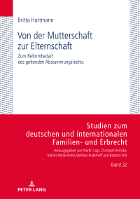 Imagen de portada: Von der Mutterschaft zur Elternschaft 1st edition 9783631814321