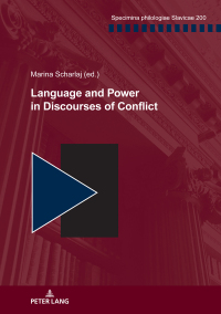 Imagen de portada: Language and Power in Discourses of Conflict 1st edition 9783631811443