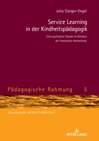 Cover image: Service Learning in der Kindheitspaedagogik 1st edition 9783631820810