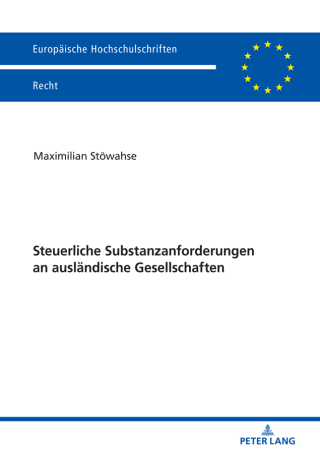 Imagen de portada: Steuerliche Substanzanforderungen an auslaendische Gesellschaften 1st edition 9783631810408
