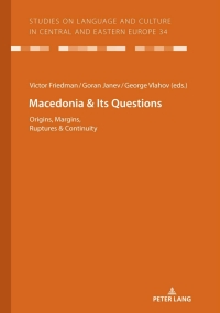 Titelbild: Macedonia &amp; Its Questions 1st edition 9783631819111