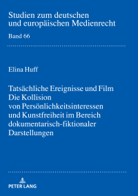 表紙画像: Tatsaechliche Ereignisse und Film 1st edition 9783631802540