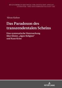 Cover image: Das Paradoxon des transzendentalen Scheins 1st edition 9783631802748