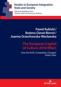 Cover image: The European Capital of Culture 2016 Effect 1st edition 9783631818787