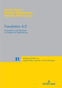 صورة الغلاف: Translation 4.0 1st edition 9783631792193