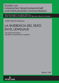 Imagen de portada: La injerencia del sexo en el lenguaje 1st edition 9783631823583